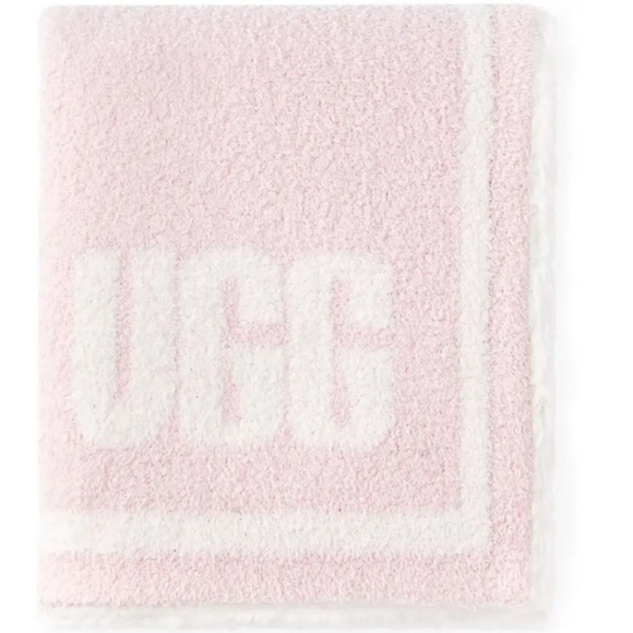New Ugg Pink Shell Anabelle Baby Blanket 31 x 41 - Picture 1 of 4